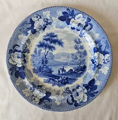 Buy Wedgwood English Blue And White Plate (b), Circa Early-mid 19th Century • 75£