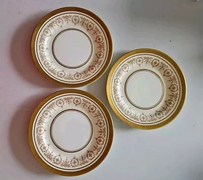 Buy Aynsley Gold Dowery Tea Plates 16cm   Excellent Condition - Unused • 9.99£