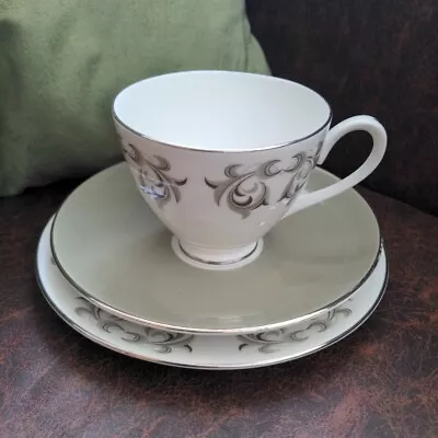Buy Royal Adderley - Adelphi - Fine Bone China Tea Trio Cup, Saucer & Tea Plate • 6.99£