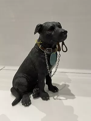 Buy Walkies Black Staffordshire Bull Terrier Staffie Ornament Figurine Gift • 18.89£