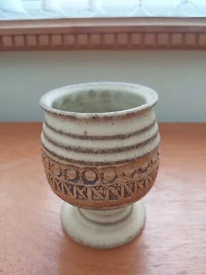 Buy Broadstairs Studio Pottery Cup 1970s  Vintage Goblet  6 Available Never Used A1 • 8.99£