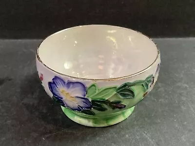 Buy Vintage Maling Pottery Sugar Bowl Godetia Victorian Green No. 6551 8cm Diameter • 12£