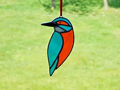 Bird Stained Glass Window Hangings Christmas Gifts Painting Bunting Bird  Stained Glass Suncatcher 