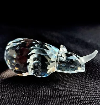 Buy Rhinocerus Crystal Glass Faceted And Frosted Miniature Ornament • 10£
