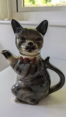 Buy Vintage Staffordshire Pottery Tony Wood Pussy Foot Cat Tea Pot Collectors • 10£