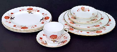 Buy 9-pc LOT ~ Royal Crown Derby ~ BALI ~ Plates + More ~ Bone China ~ Boston Shape • 69.89£