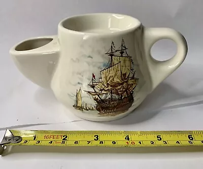 Buy Wade Royal Victoria Pottery Shaving Mug Galleon Nautical Theme  • 10£