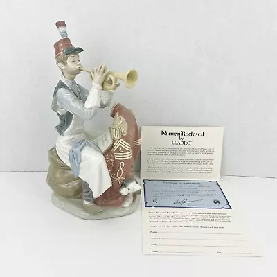 Buy Lladro Figurine Norman Rockwell Practice Makes Perfect #1368 Retired 1991 W/ COA • 396.07£