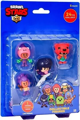 Buy BniB Brawl Stars 5 Pack Collectible Figures (line Friends) • 10.50£