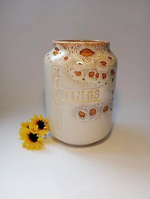 Buy Vintage Fosters Pottery  Kitchen Things  Ceramic Utensils Storage Jar • 15£