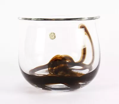 Buy Vintage Holmegaard Tundra Design Glass Bowl By Michael Bang • 59.99£