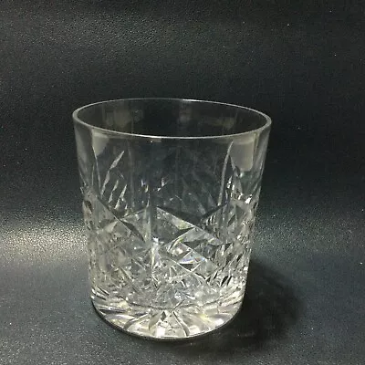 Buy Made In Edinburgh Scotland Crystal Whiskey Glass Tumbler 9cm Tall Signed • 5.99£