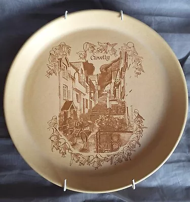 Buy Vintage Honiton Pottery Devon England .Clovelly Decorative Plate.23 Cm • 12.80£
