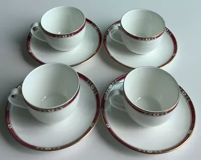 Buy Vintage Royal Stafford Fine Bone China Cups And Saucers X 4 -Very Good Condition • 8£
