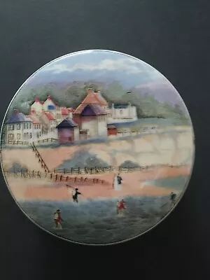 Buy Prattware Pot Lid 'pegwell Bay And Four Shrimpers #26 • 34.99£