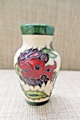 Buy Moorcroft - Stunning & Rare Miniature Moorcroft Vase 2.1/4  High • 65£