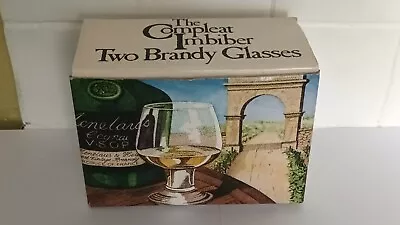 Buy Pair Of Vintage Boxed Handmade Crystal Brandy Glasses - FT151/13 • 12.99£