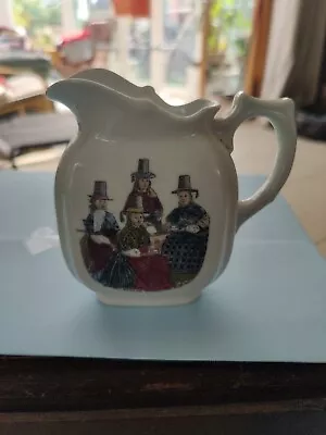 Buy Vintage  Welsh Costumes  Pictorial German Jug Unusual Shape • 0.99£