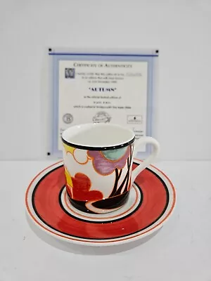Buy Clarice Cliff Limited Edition Autumn Cafe Chic Cup & Saucer COA • 42.50£