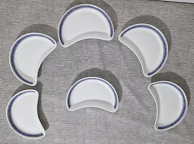 Buy Set 6 British Airways Royal Doulton English Fine Bone China Crescent Side Plates • 18.99£