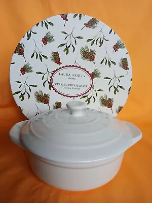 Buy Laura Ashley Pottery Ceramic Ovenproof Lidded Cheese Baker Dish In Original Box • 30£