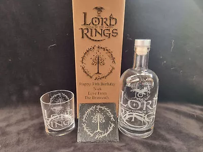 Buy Lord Of The Rings Tree Of Life Decanter Box Set Can Be Personalised • 12£