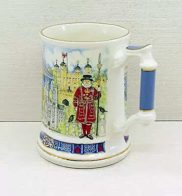 Buy James Sadler Thameside Beer Mug Stein Tankard London Porcelain 5  Beefeater • 14.99£