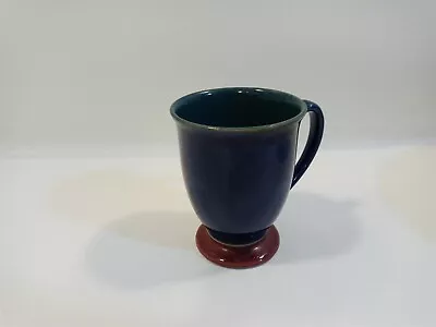 Buy Denby Harlequin Blue Red & Green Mug 4.25 Inch • 13.98£