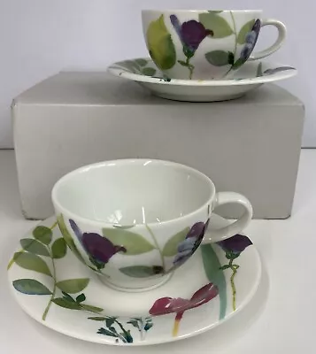 Buy Portmeirion Water Garden Cup And Saucer Duo • 14.99£