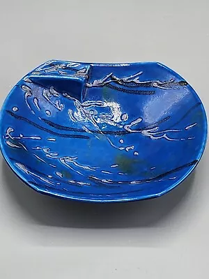 Buy Vintage Mid Century Raymor Rimini  Blue   Ashtray Bagni • 44.73£