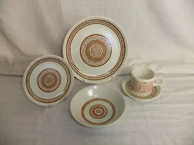 Buy Biltons - Unused Vintage 1970s Pottery Tableware - Brown Circles On Ivory - 6E1B • 6.93£