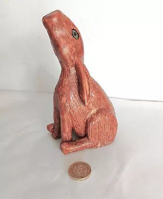 Buy Ceramic Moon Gazing Hare, Pottery Moon Gazing Hare, Statue Moon Gazing Hare, • 15£