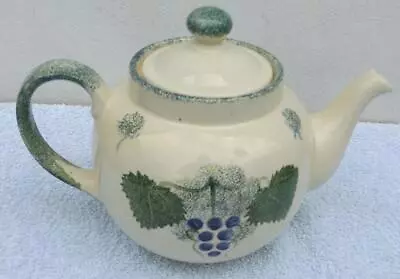 Buy Poole  Vineyard  Tea Pot 2.5 Pint  £21.99 (Free Post UK) • 21.99£