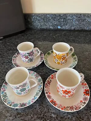 Buy Elizabethan Fine Bone China  Carnaby  Coffee Cups And Saucers  • 10.50£