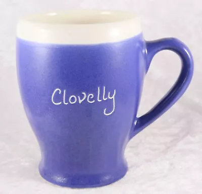 Buy Clovelly Drinking Cup Mug 4  Tall In Blue By Fosters Pottery Devon Collectable • 3.50£