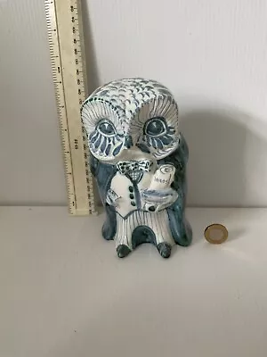 Buy Rare Vintage Rye Pottery David Sharp  Barrister Owl Figurine • 49.99£