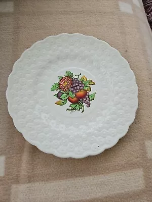 Buy Antique Copeland Spode Plate Grapes Apple Plum And Flower 9 Inches  • 8£