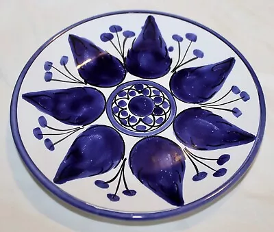 Buy Vintage Sicilian Ceramic Hand Made Painted & Signed By Artist Cobalt Blue Plate • 27.95£