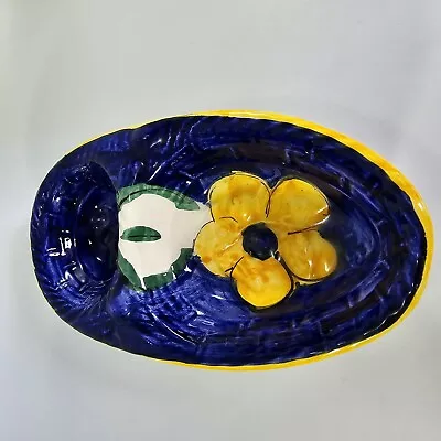 Buy Blue Spanish Ceramic  Dish Danielle Guido • 12£