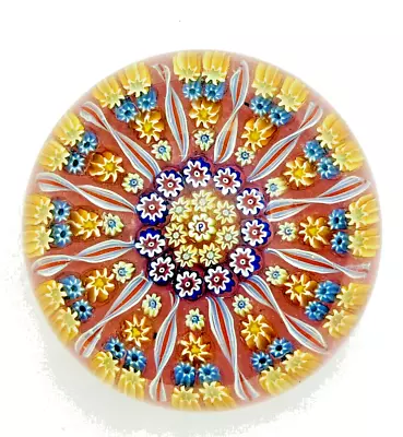 Buy Perthshire PP2 Glass Millefiori Paperweight Pale Pink  Ground  P  Cane • 30£