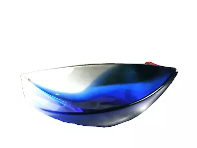 Buy Mats Jonasson - Oceans Collection Lead Crystal Bowl In Cobalt Blue. V.Good Condi • 90£