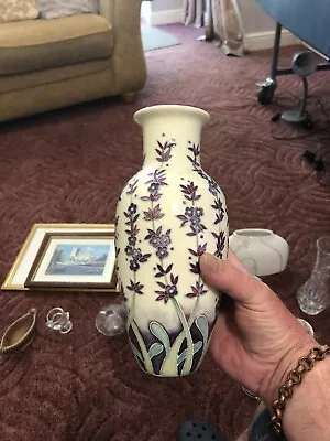 Buy Old Tipton Ware Hand Painted Lavender Vase • 30£