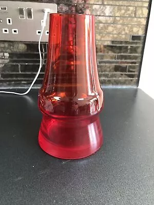 Buy Vintage Riihimaki Red  Piippu  Vase Designed By Aimo Okkolin • 17£