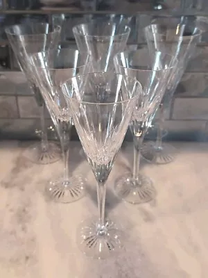 Buy Set 6 Royal Doulton Athena Fire Champagne Flutes Stemware Glasses 9  9.75  EXC • 148.18£