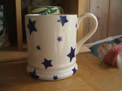 Buy Emma Bridgewater Blue Stars Sponge Ware Half Pint Mug New 1st Unused Free Post • 35£