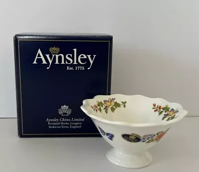 Buy Aynsley English Fine Bone China Cottage Garden Derwent Bowl 8  New Boxed • 27.99£