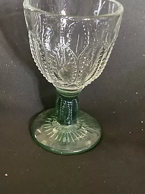 Buy Avon Emerald Green Glass STEMWARECordial Goblet VTG Oval Pattern Barware • 5.59£