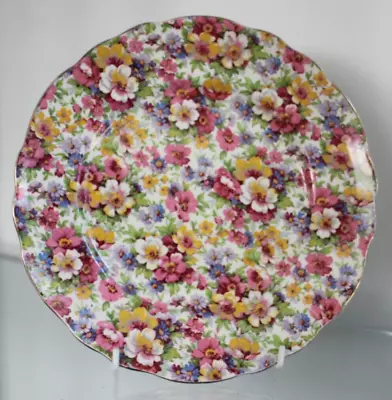 Buy James Kent Longton 'Du Barry' Chintz Floral Plate 22 Cm In Diameter • 10.25£