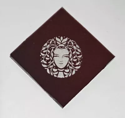 Buy Etched Glass For Stained Glass / Suncatcher-  Red- Floral Hair 65mm X 65mm • 15.50£