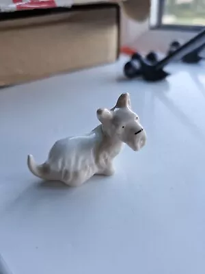Buy Vintage Lomonosov Porcelain Scotty Scottish Terrier Dog Figurine Russia 2” • 7£